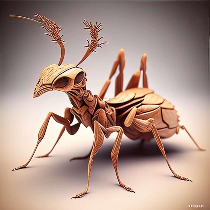 3D модель Myrmecia nigriscapa (STL)